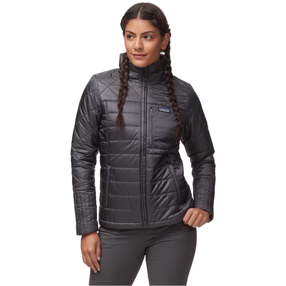 Patagonia Dadalie Women's Charcoal Insulated Puffer Jacket Size Medium